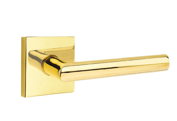 Emtek Stuttgart Lever from the SELECT Brass Collection with the CF Mechanism