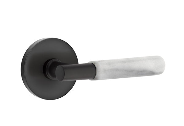 Emtek Marble Lever w/T-Bar from the SELECT Brass Collection with the CF Mechanism