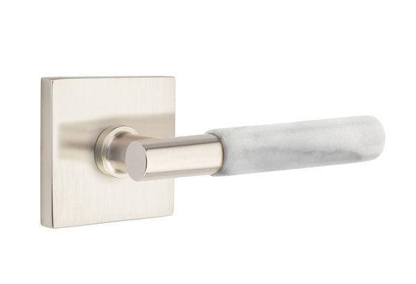 Emtek Marble Lever w/T-Bar from the SELECT Brass Collection with the CF Mechanism