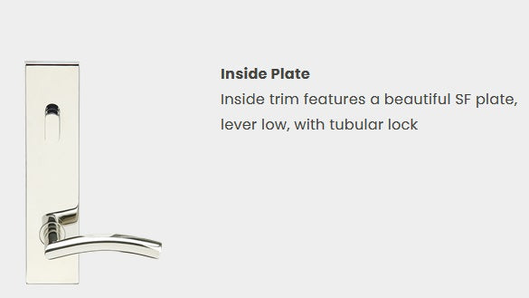 INOX Manhattan (MH) Tubular Handleset