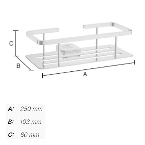 Smedbo - SIDELINE Basket for Shower Riser Rail, DK3006