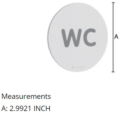 Smedbo - XTRA Toilet WC Sign