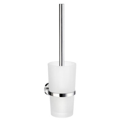 Smedbo - HOME Toilet Brush incl. Container | Frosted Glass