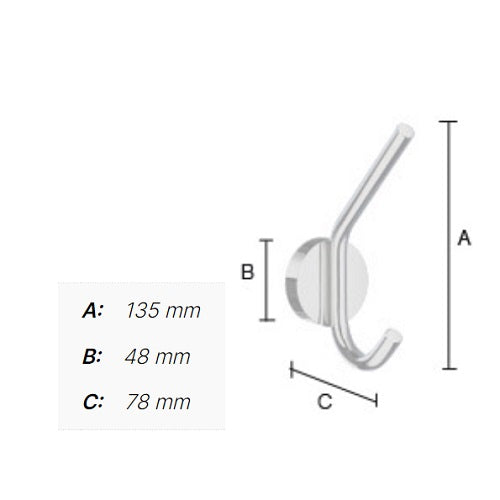 Smedbo - HOME Bath Robe Hook - HK358, HS358