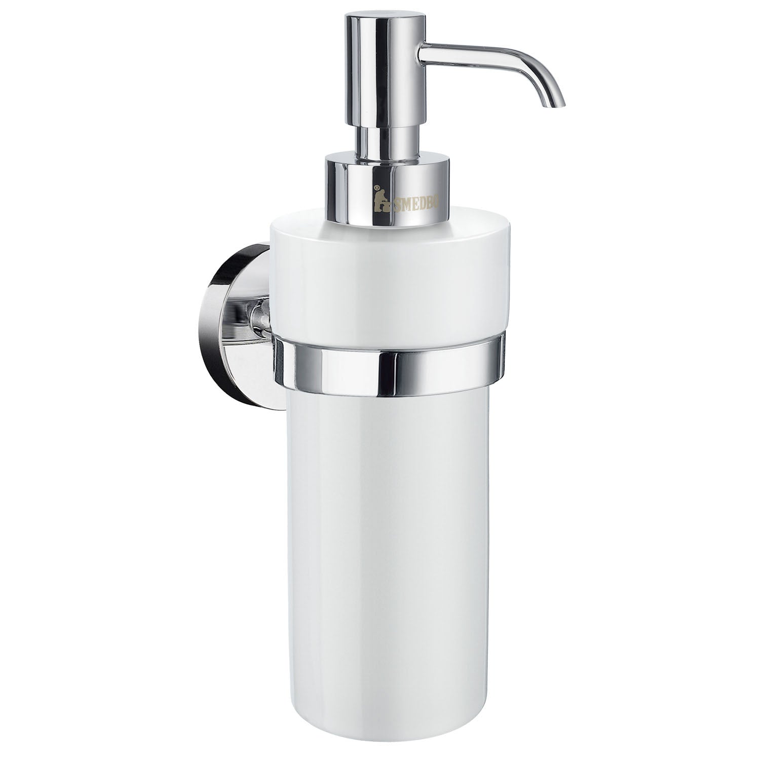 Smedbo - HOME Holder with Porcelain Soap Dispenser