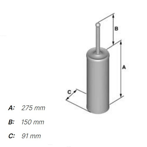 Smedbo - VILLA Toilet Brush, K233, V233