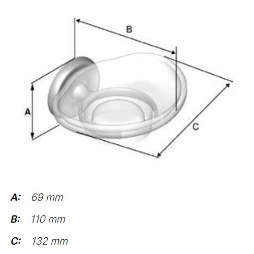 Smedbo - VILLA Holder with Soap Dish, K242, V242