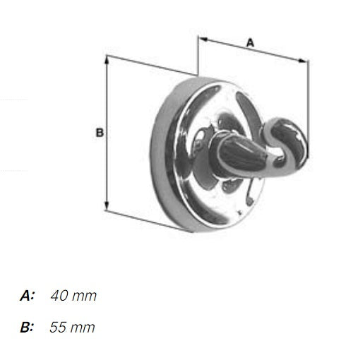 Smedbo - VILLA Towel Hook, K245, V245