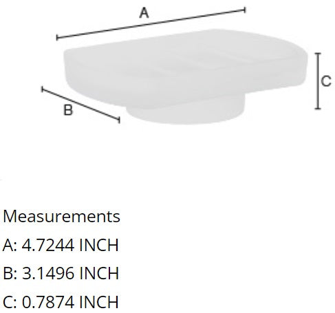 Smedbo - XTRA Spare Porcelain Soap Dish