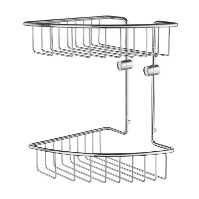 Smedbo - HOUSE Corner Soap Basket, Double