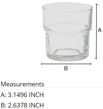 Smedbo - XTRA Spare Clear Glass Tumbler