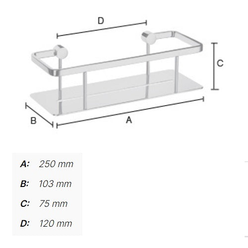 Smedbo - POOL Shower Basket, ZK374