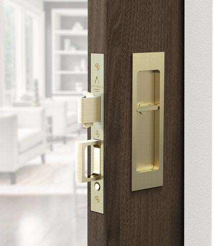 ACCURATE Sliding Pocket Door Lockset For Single Door