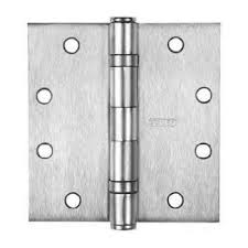 Stanley FBB191 Series 4.5" x 4" Ball Bearing Mortise Hinge - Satin Chrome