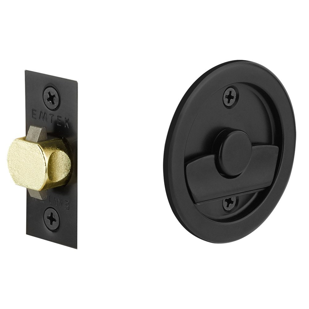 Emtek Tubular Round Privacy Pocket Door Lock